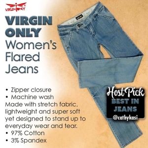 VIRGIN ONLY Women’s FLARED JEANS 🎉HOST PICK🎉